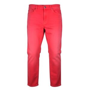 Vtg Ann Taylor Women 4 Modern Fit Cotton Blend Pink Denim Jeans Vibrant Bold Y2k